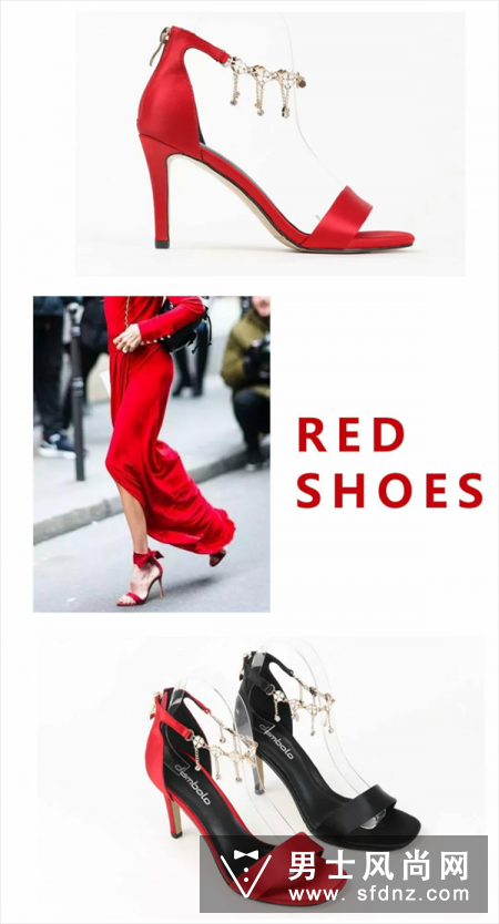 丹比奴鞋履潮流|今夏最红的凉鞋，红与黑谁才是你心中的女神！