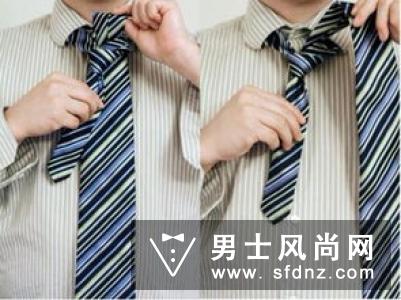 最常用的领带结法
