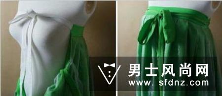 两片式齐胸襦裙怎么穿 绳子怎么系才不会松
