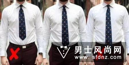 男人的“绕颈柔”领带的使用技巧