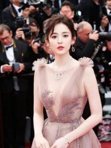 娜扎刺绣玫瑰裙是什么牌子亚历山大麦昆(AlexanderMcQueen