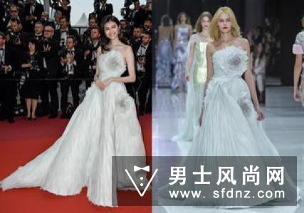 范冰冰薄荷绿礼服好仙 春夏如何驾驭这个颜色