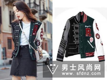 又种草！迪丽热巴同款棒球服外套也超美