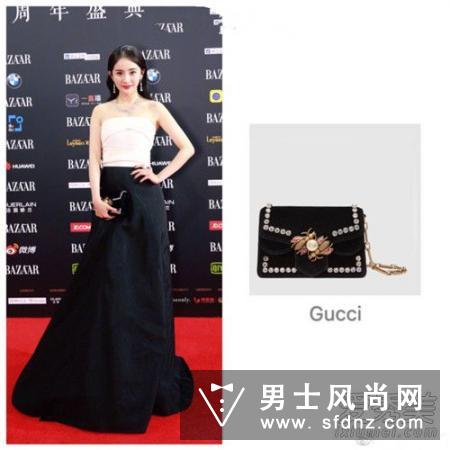 2017芭莎明星慈善夜红毯杨幂礼服是什么牌子？
