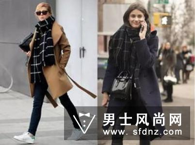 米色大衣配什么颜色围巾 配什么颜色内搭