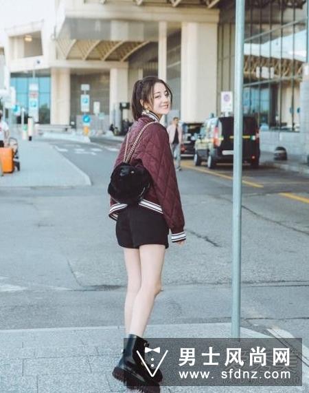 又种草！迪丽热巴同款棒球服外套也超美